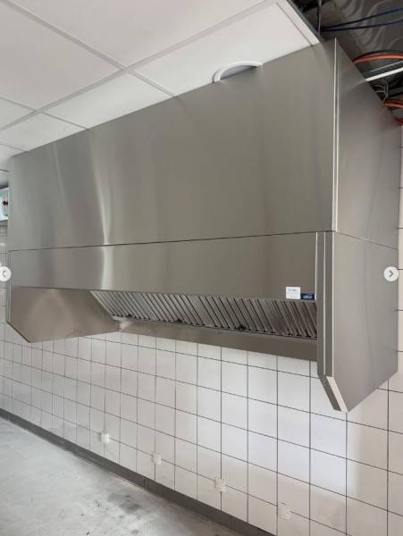 Installation d'extraction professionnelle pour Big Smach New School | Maîtrise LP VENTIL
