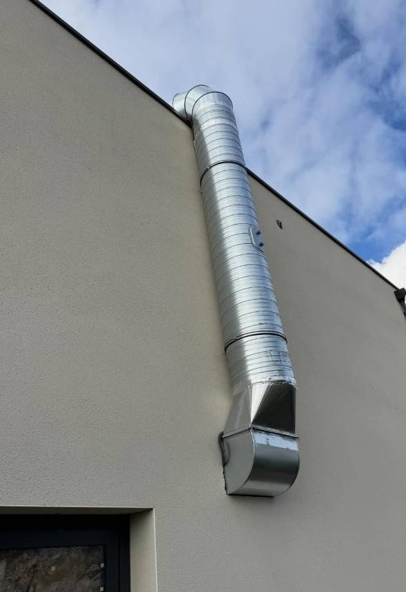 Installation d'extraction professionnelle pour Big Smach New School | Maîtrise LP VENTIL